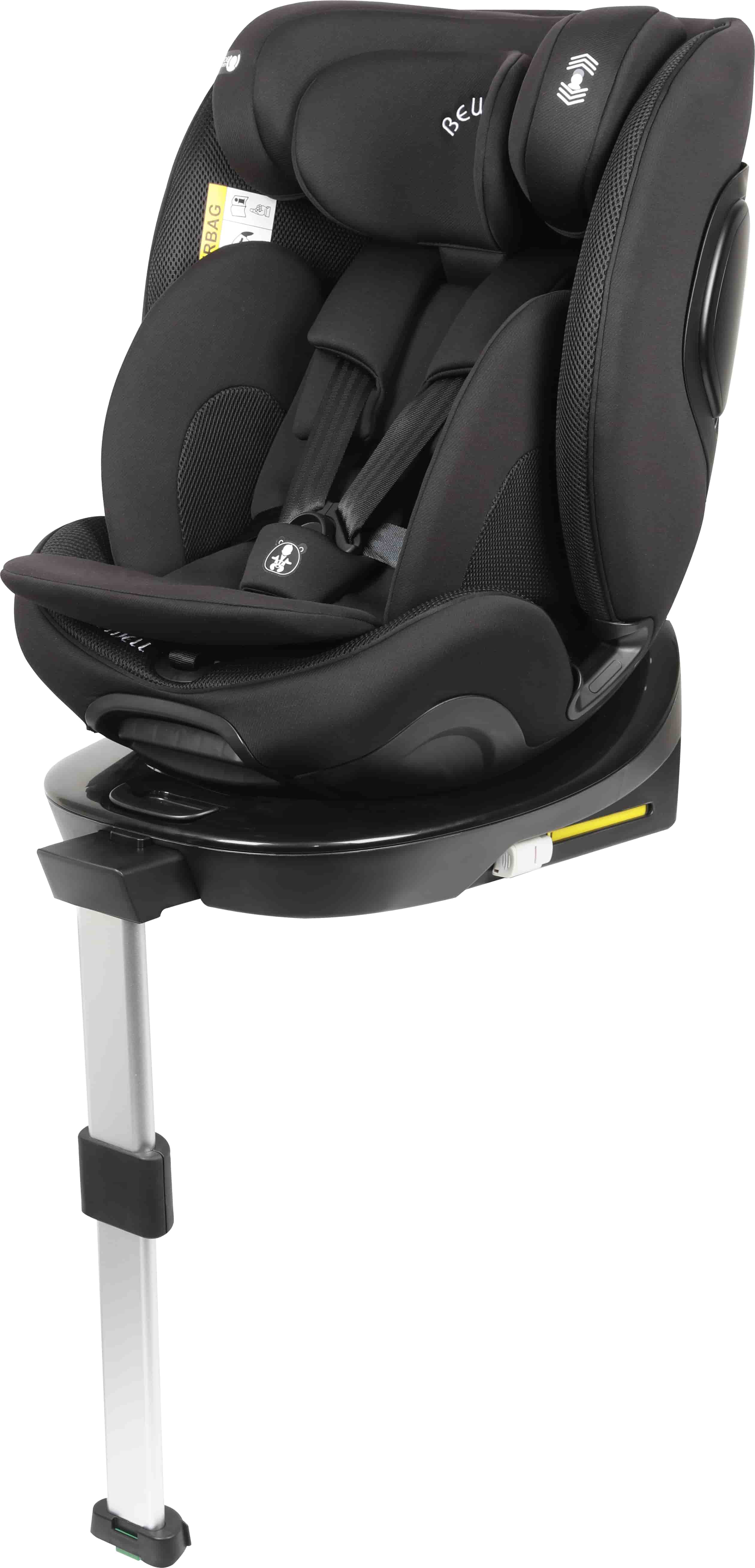 ISOFIX మరియు బేబీ కోసం సపోర్ట్ లెగ్ చైల్డ్ కార్ సేఫ్టీ సీట్ 40-150cm